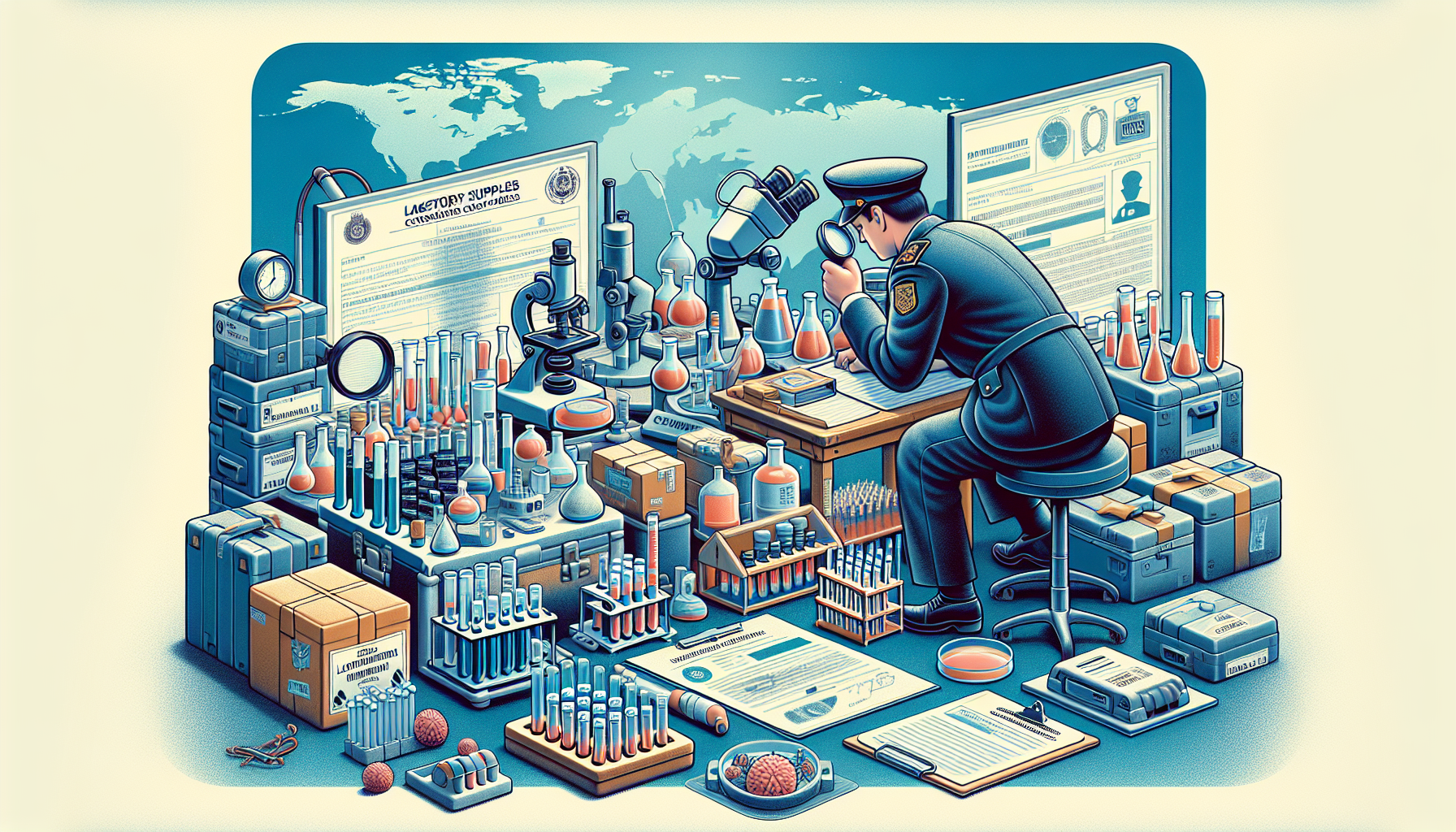 Customs Clearance For Laboratory Supplies